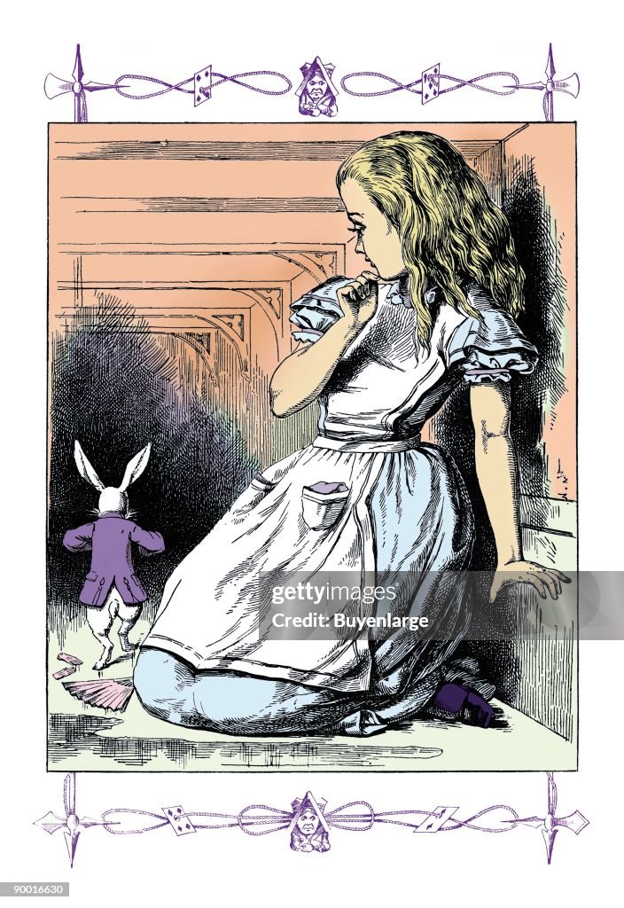 Alice in Wonderland: Alice Watches the White Rabbit