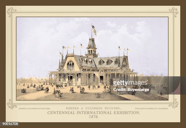 Centennial International Exhibition, 1876 - Kansas and Colorado Building