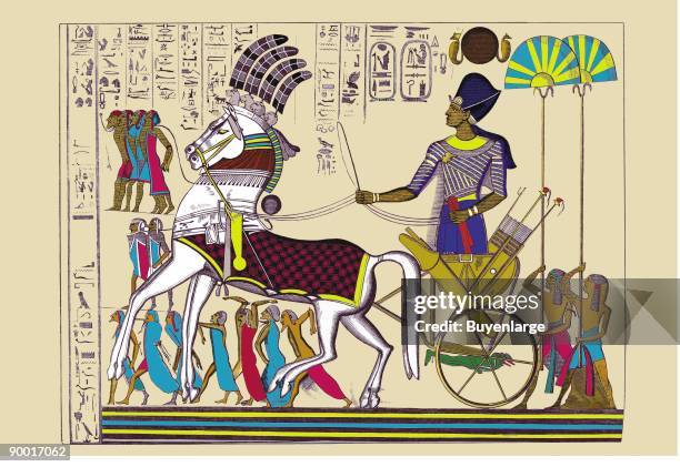 Ramses III Returning with his Prisoners