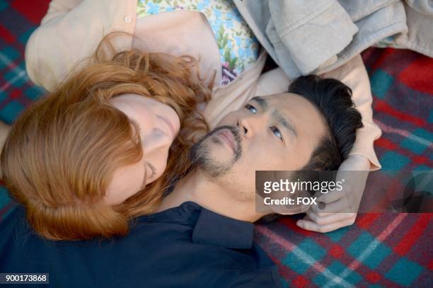 Guest star Alicia Witt and John Cho in the "Help Me" episode of THE EXORCIST airing Friday, Nov. 17 on FOX.