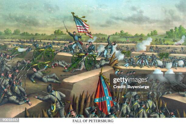 Lee's army had entrenchments around the city; Petersburg was the avenue to the capital of the Confederacy, Richmond which fell afar the the siege....