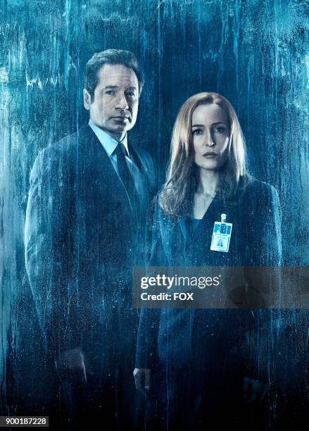 David Duchovny and Gillian Anderson in THE X-FILES premiering Wednesday, Jan. 3 on FOX.