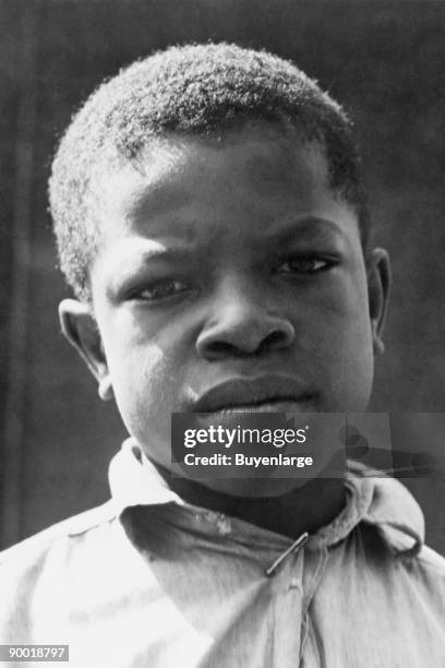 Clarence Weems, a young co-operator on the farm. He remembers the evictions in Arkansas, for his father was beaten and disappeared