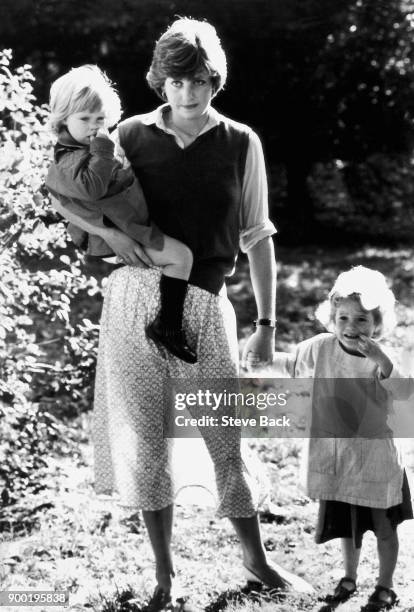 Lady Diana Spencer at the Young England Kindergarten School in Pimlico on September 17, 1980 in London England. Lady Diana Spencer was employed as an...