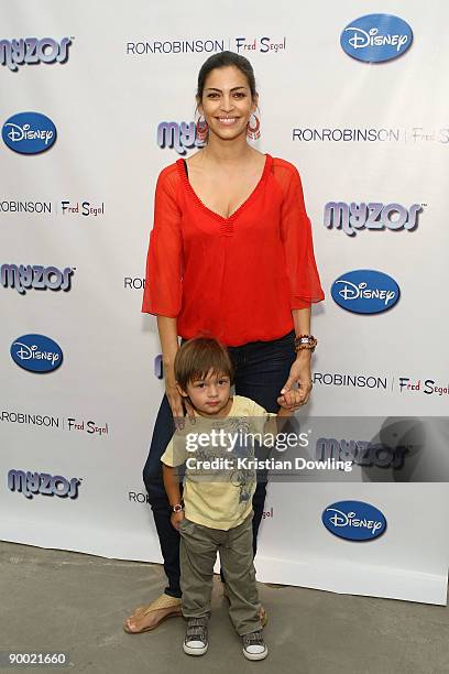 Actress Touriya Haoud arrives for the Official Launch Of New Disney & Muppet Myzos at Fred Segal on August 22, 2009 in Santa Monica, California.