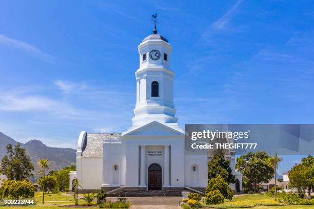 dutch reformed church in george, western cape - western cape province stock pictures, royalty-free photos & images