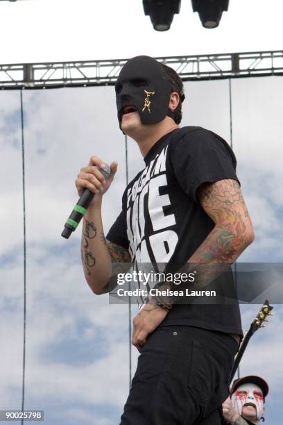 Funny Man of Hollywood Undead performs at Epicenter '09 "So Cal's Rock Explosion" at the Fairplex on August 22, 2009 in Pomona, California.