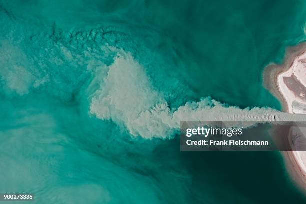 river seez flowing into lake walen, seezdelta, canton of st. gallen, switzerland - st gallen canton bildbanksfoton och bilder