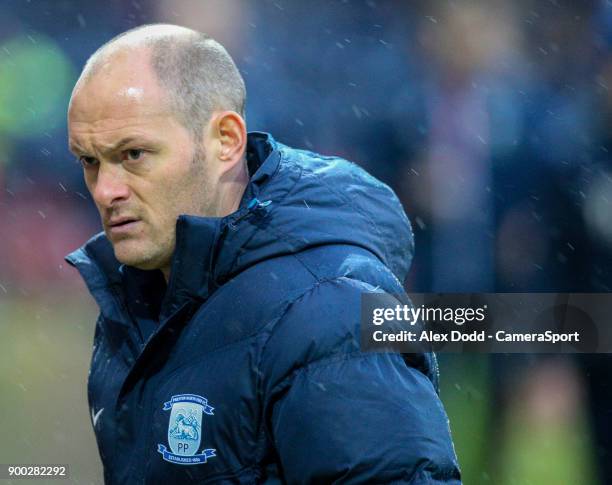 Preston North End manager Alex Neil during the Sky Bet Championship match between Preston North End and Middlesbrough at Deepdale on January 1, 2018...