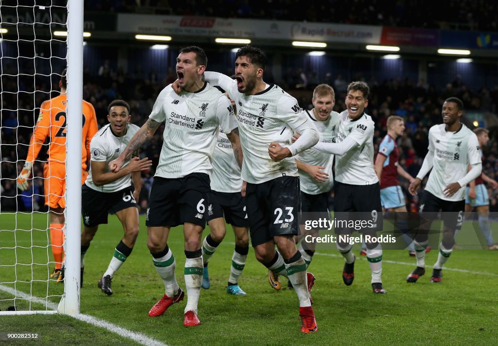 Burnley v Liverpool - Premier League