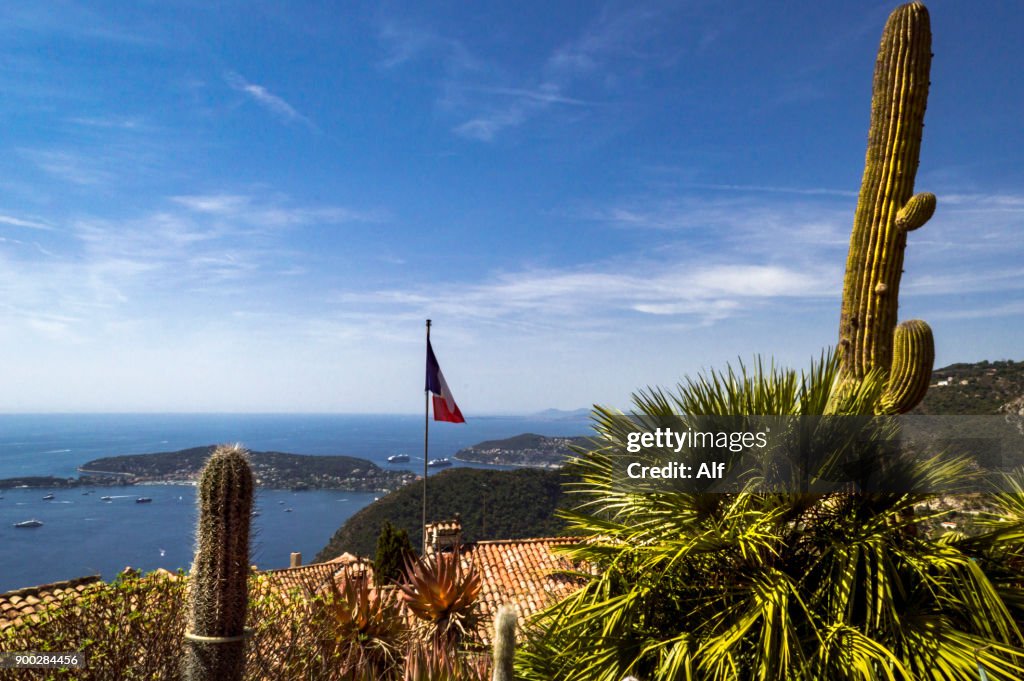 Jardin Exotique in the Medieval Village of Eze, French Riviera, France