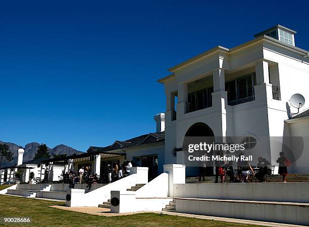 The luxury location at Val De Vie Winelands Estate where designer Kluk CDGT showcased his collection at the Arise Cape Town Fashion Week on August...