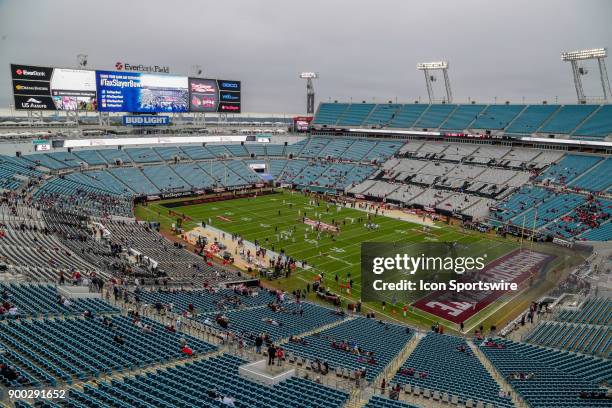 General view of the stadium before the game between the Louisville Cardinals and the Mississippi State Bulldogs on December 30, 2017 at EverBank...