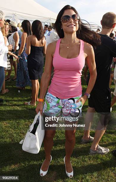 Bethenny Frankel attends the closing day of the Mercedes-Benz Polo Challenge at Blue Star Jets Field at Two Trees Farm on August 22, 2009 in...