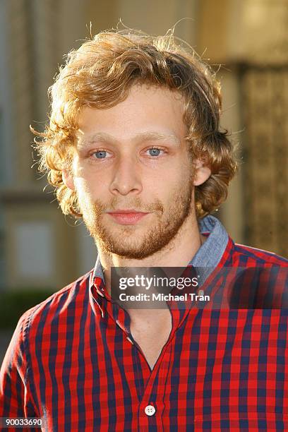 Actor Johnny Lewis arrives to the "Sons of Anarchy" Season 2 premiere screening held at the Paramount Theater on the Paramount Studios lot on August...