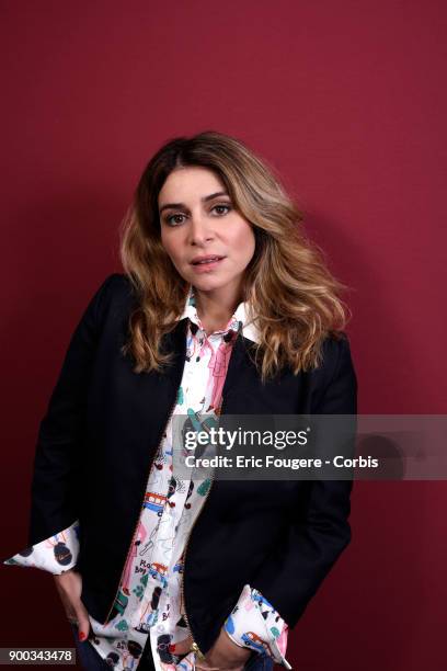 SingerJulie Zenatti poses during a portrait session in Paris, France on .