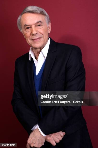 Singer Salvatore Adamo poses during a portrait session in Paris, France on .