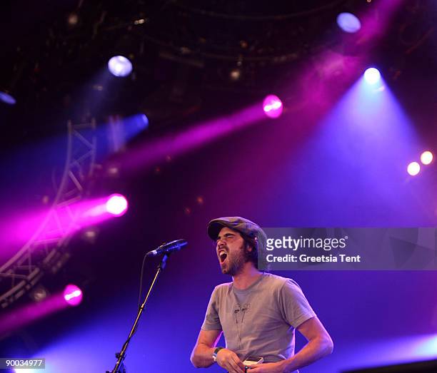 Patrick Watson performs live on Day 3 of the Lowlands Festival on August 23, 2009 in Biddinghuizen, Netherlands.