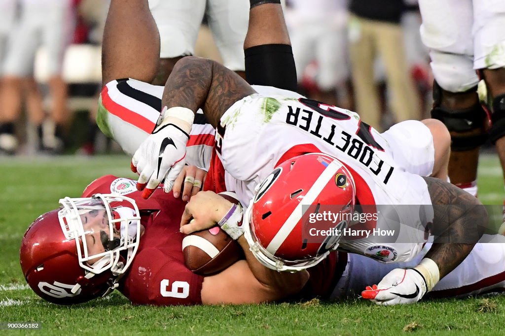 Rose Bowl Game - Oklahoma v Georgia