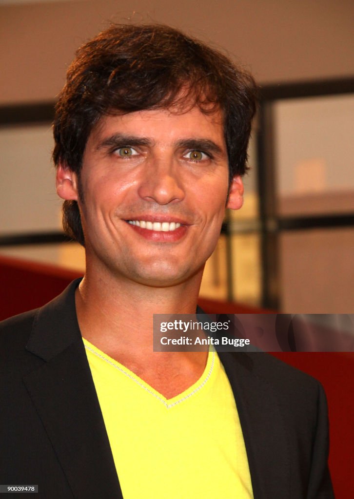 Actor Paul T. Grasshoff attends a 'Anna und die Liebe' photocall on