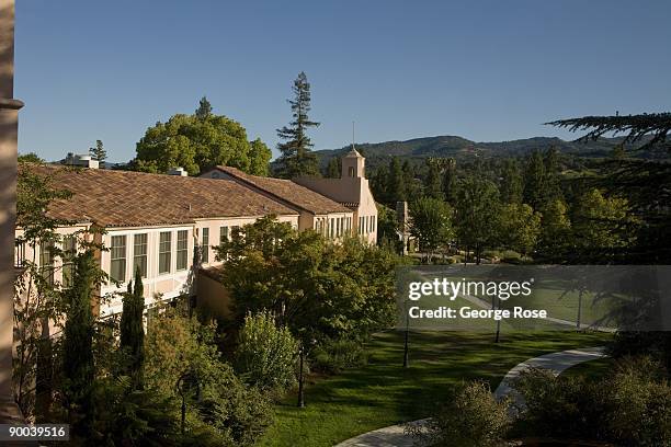 The grounds at the Fairmont Sonoma Mission Inn Hotel & Spa are seen in this 2009 Sonoma, Sonoma Valley, California, summer morning photo.