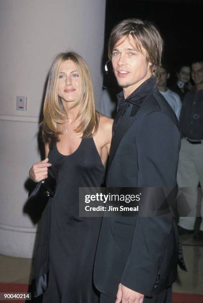 Jennifer Aniston and Brad Pitt