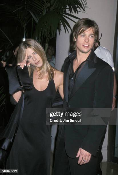 Jennifer Aniston and Brad Pitt