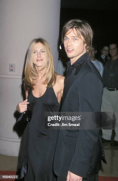 Jennifer Aniston and Brad Pitt