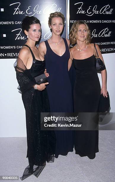 Courteney Cox Arquette, Lisa Kudrow and Jennifer Aniston