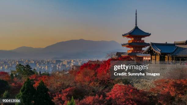 kyoto - kiyomizu temple stock pictures, royalty-free photos & images