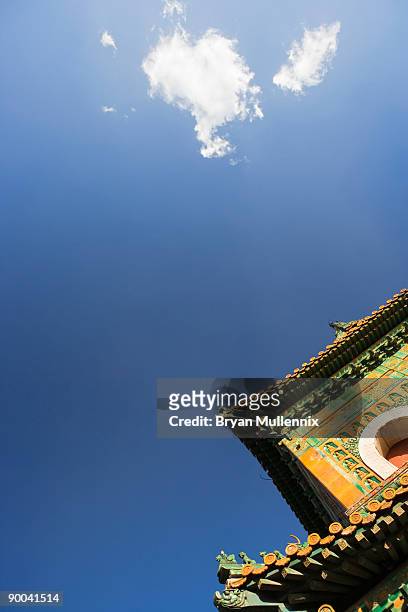 temple of sea and wisdom - summer palace stock pictures, royalty-free photos & images