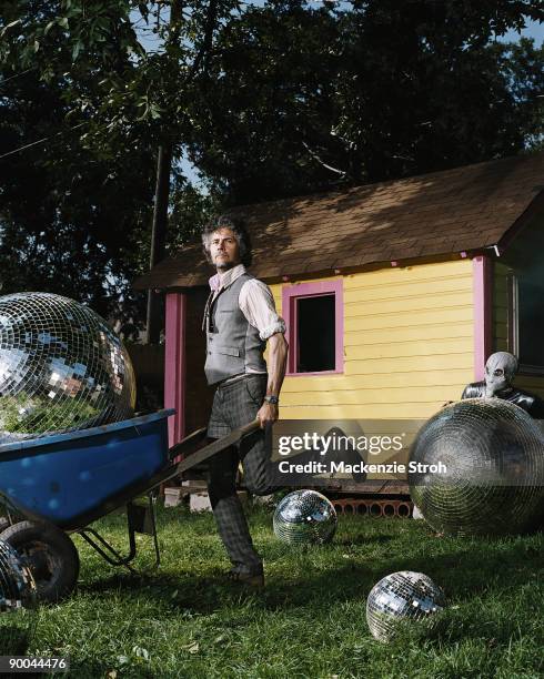 Singer and musician Wayne Coyne of The Flaming Lips poses at a portrait session for Blender Magazine.
