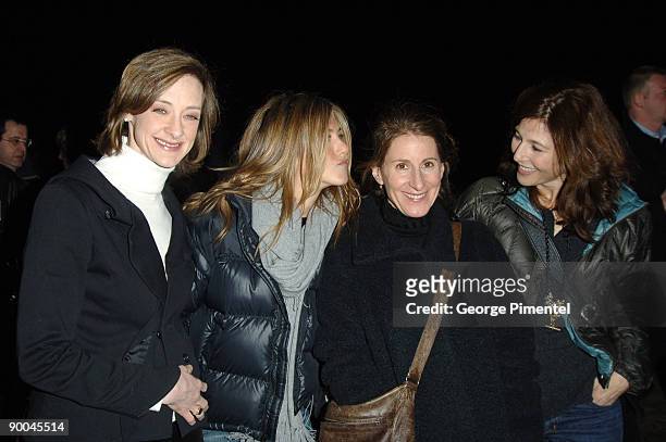 Joan Cusack, Jennifer Aniston, Nicole Holofcener and Catherine Keener