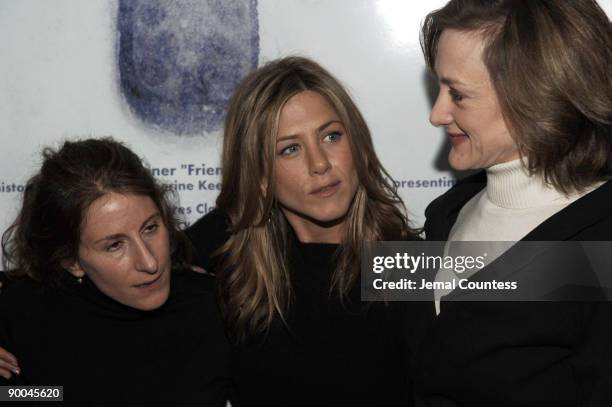 Nicole Holofcener, director of "Friends with Money", Jennifer Aniston and Joan Cusack