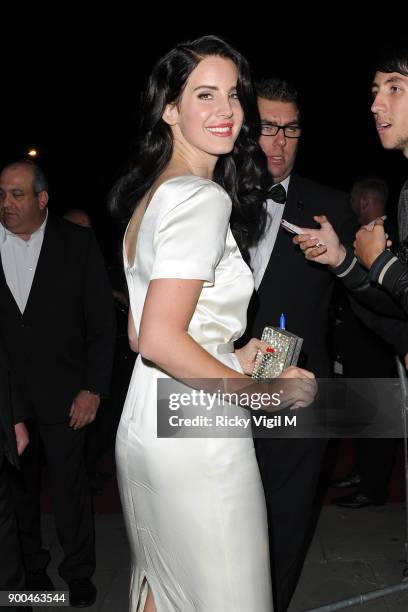 Lana Del Rey leaving The GQ Men of the Year Awards 2012 held at the Royal Opera House on September 04, 2012 in London, England.