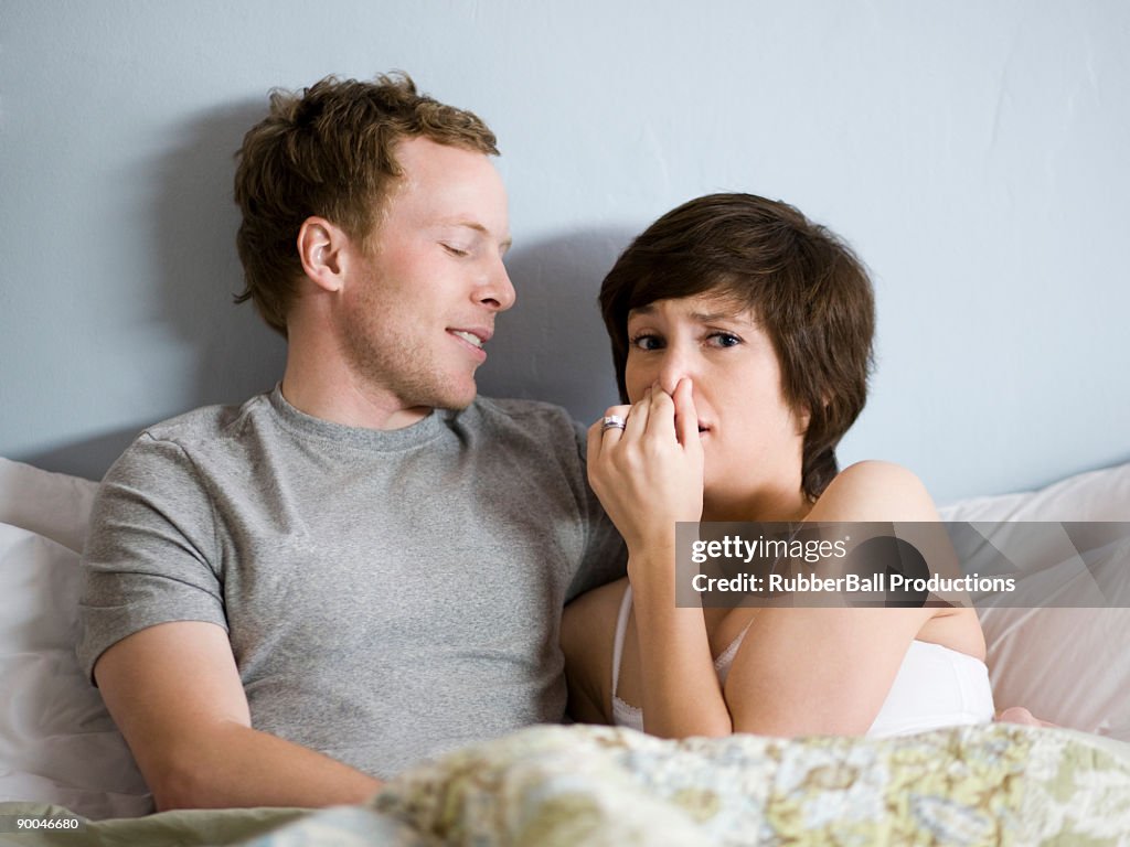 Couple in bed