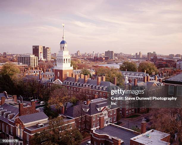 harvard lowell house, cambridge, massachusetts - cambridge aerial stock pictures, royalty-free photos & images