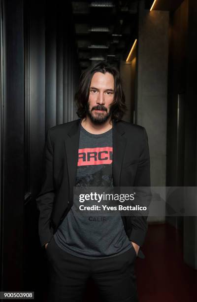 Actor Keanu Reeves is photographed forHomme Deluxe on November 1, 2017 in Paris, France.