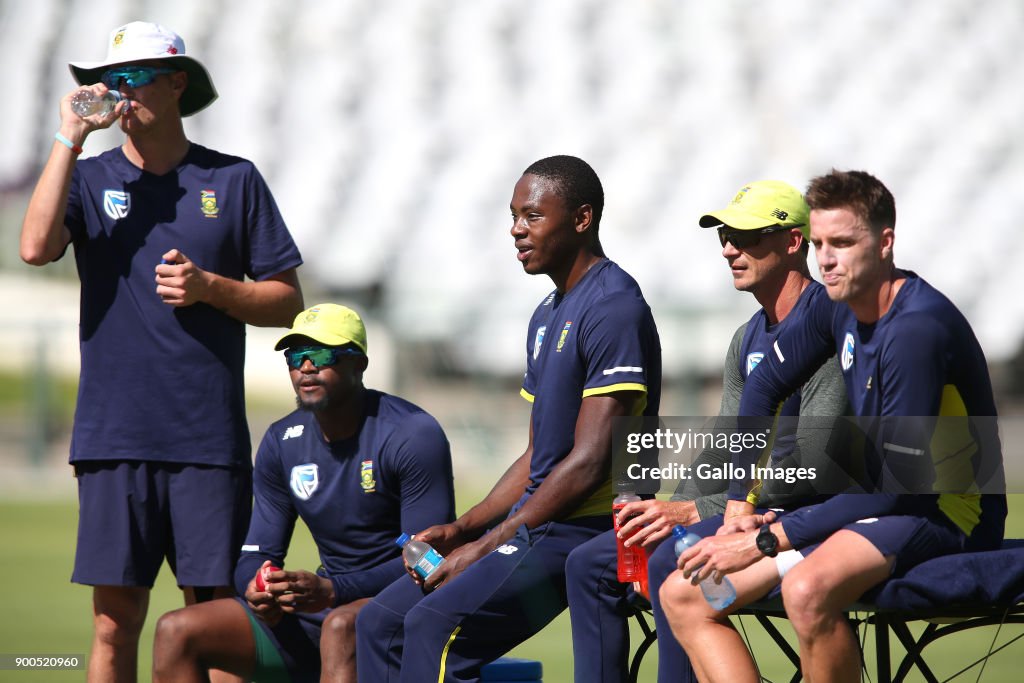 2018 SA v India: South African national cricket team training session