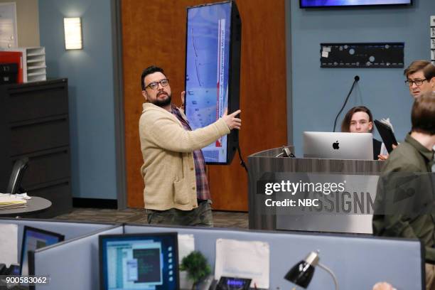 The Fast Track" Episode 212 -- Pictured: Horatio Sanz as Justin --