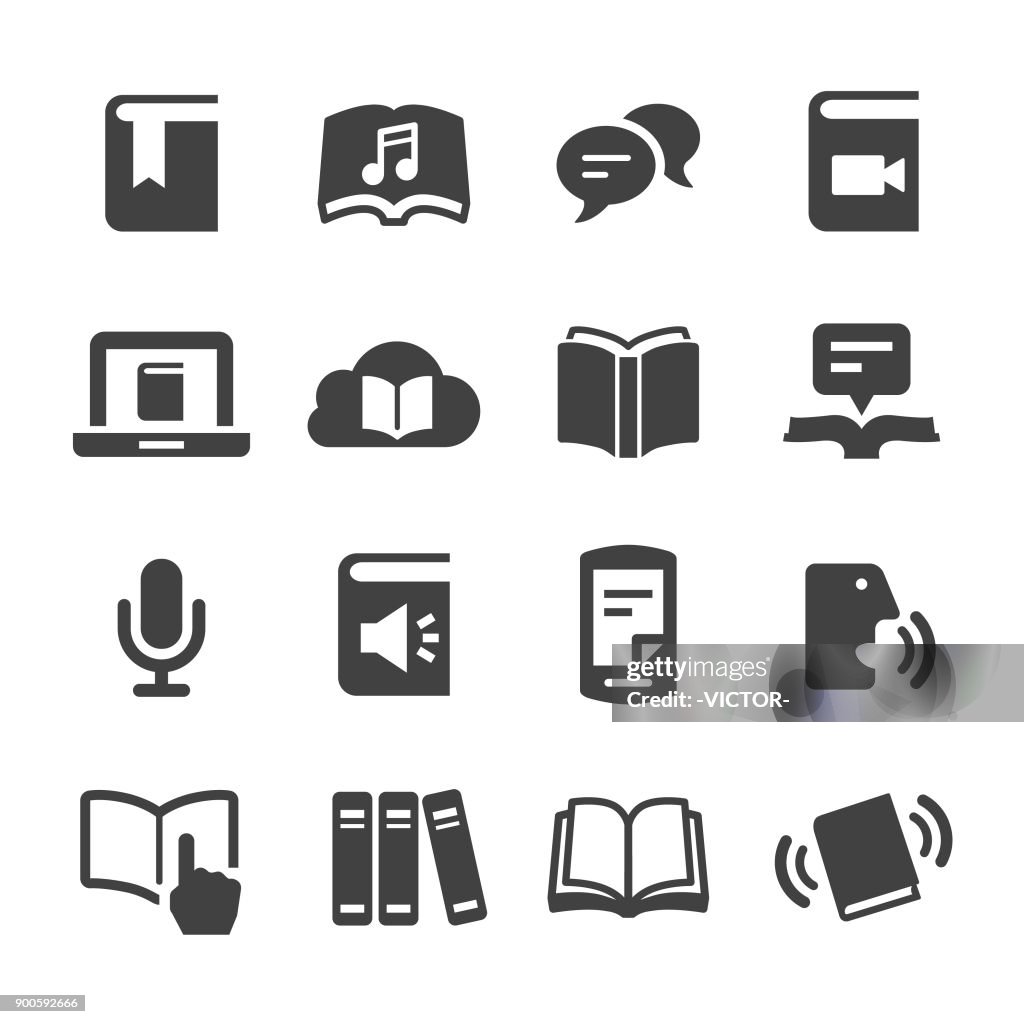 Book and ebook Icons - Acme Series