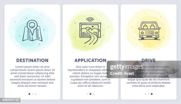 transportation - using phone in car stock illustrations
