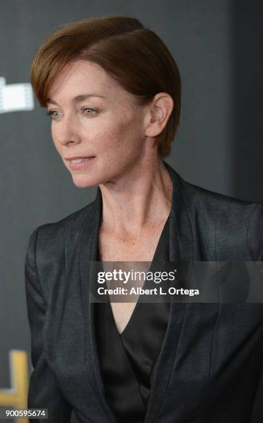 Actress Julianne Nicholson arrives for the 21st Annual Hollywood Film Awards held at The Beverly Hilton Hotel on November 5, 2017 in Beverly Hills,...