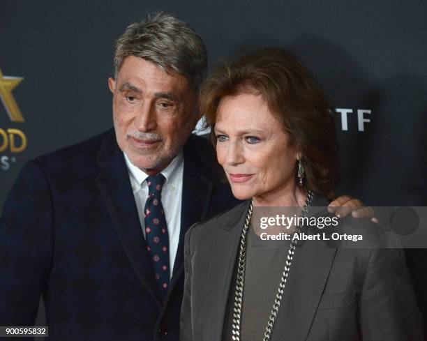 Jacqueline Bisset and guest arrive for the 21st Annual Hollywood Film Awards held at The Beverly Hilton Hotel on November 5, 2017 in Beverly Hills,...