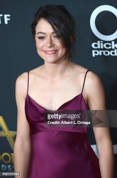 Actress Tatiana Maslany arrives for the 21st Annual Hollywood Film Awards held at The Beverly Hilton Hotel on November 5, 2017 in Beverly Hills,...