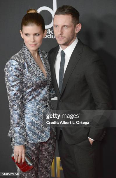 Actress Kate Mara and actor Jamie Bell arrive for the 21st Annual Hollywood Film Awards held at The Beverly Hilton Hotel on November 5, 2017 in...