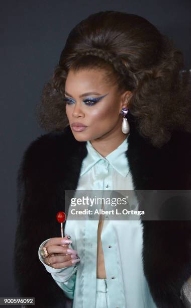 Singer Andra Day arrives for the 21st Annual Hollywood Film Awards held at The Beverly Hilton Hotel on November 5, 2017 in Beverly Hills, California.