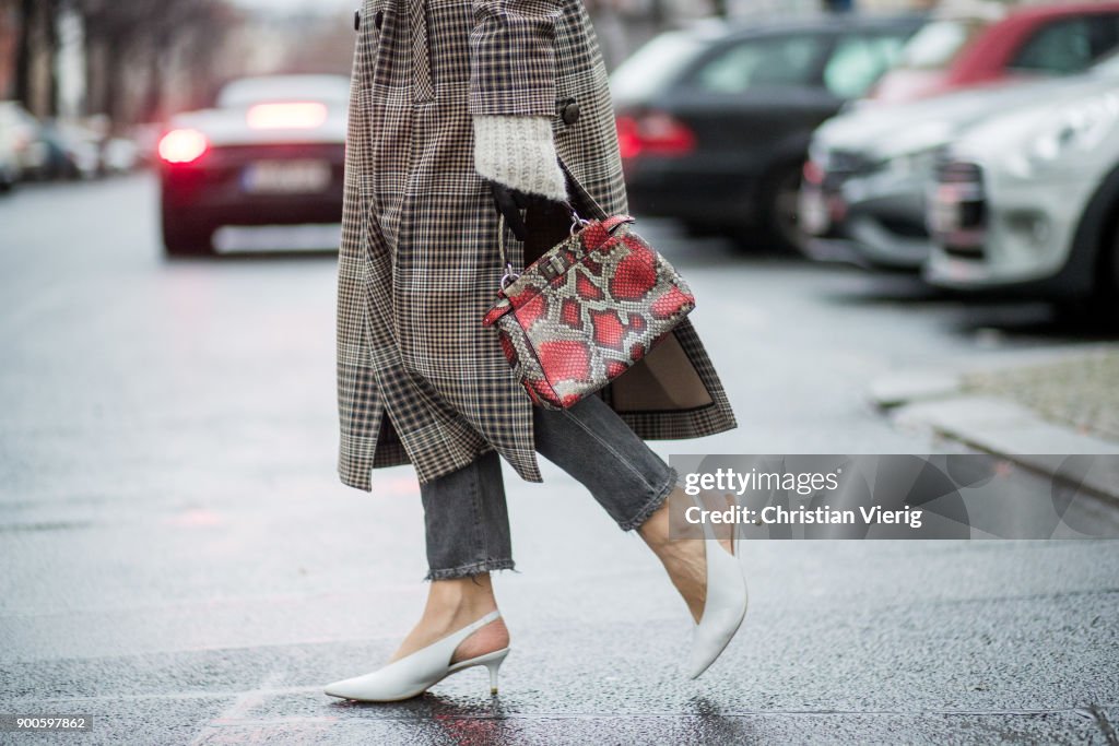 Street Style In Berlin - January 2, 2018