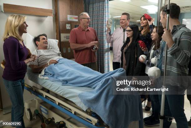 Dear Beloved Family" - "Modern Family" celebrates its milestone 200th episode! Gloria has to rush Phil to the hospital for an emergency surgery after...