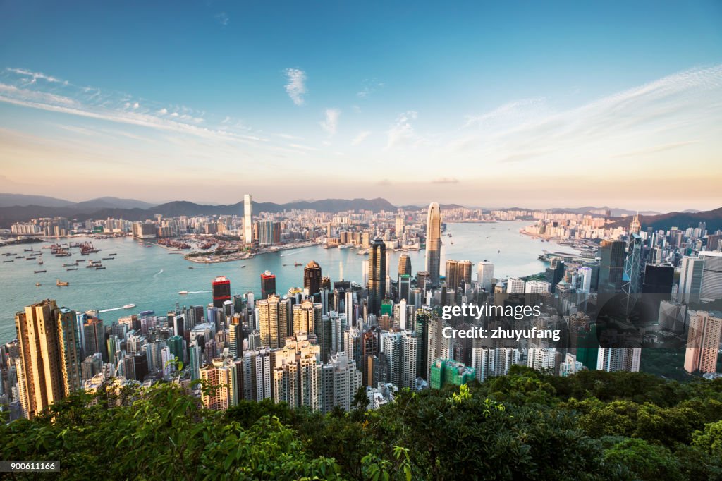 Aerial View de Hong kong